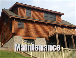  Daleville, Virginia Log Home Maintenance